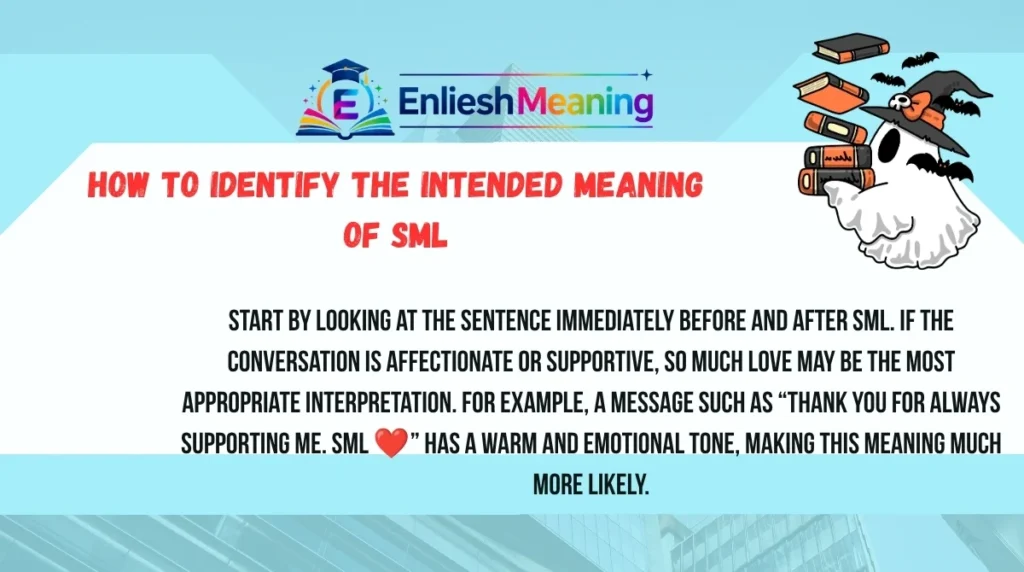 How to Identify the Intended Meaning of SML