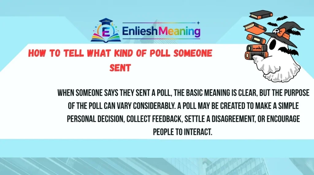 How to Tell What Kind of Poll Someone Sent