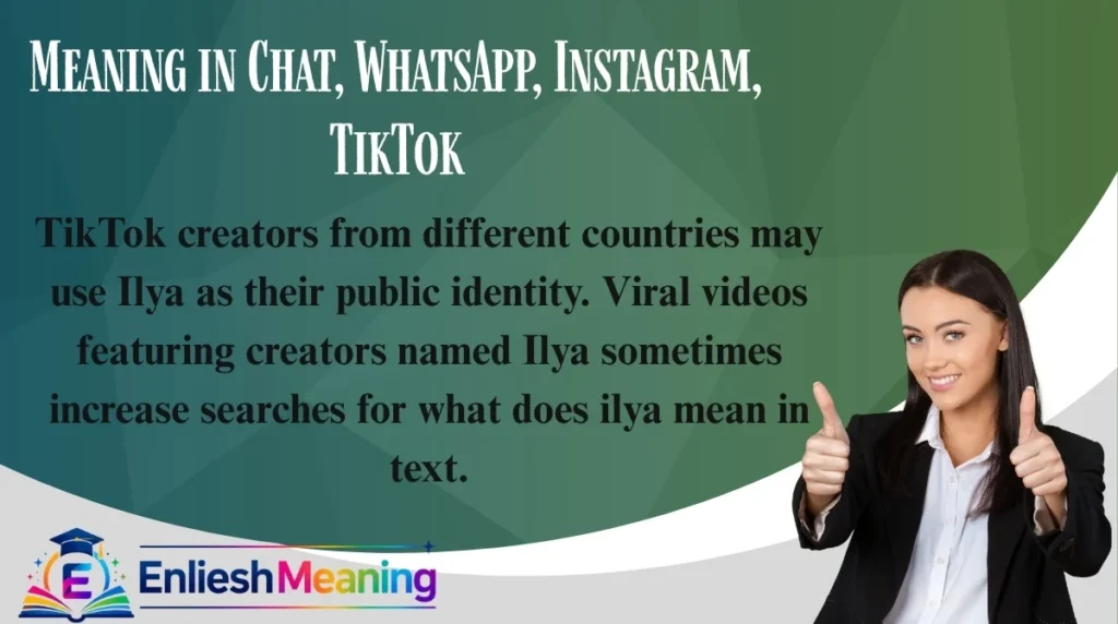 Meaning in Chat, WhatsApp, Instagram, TikTok