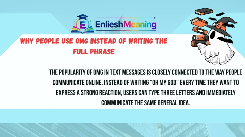 Why People Use OMG Instead of Writing the Full Phrase