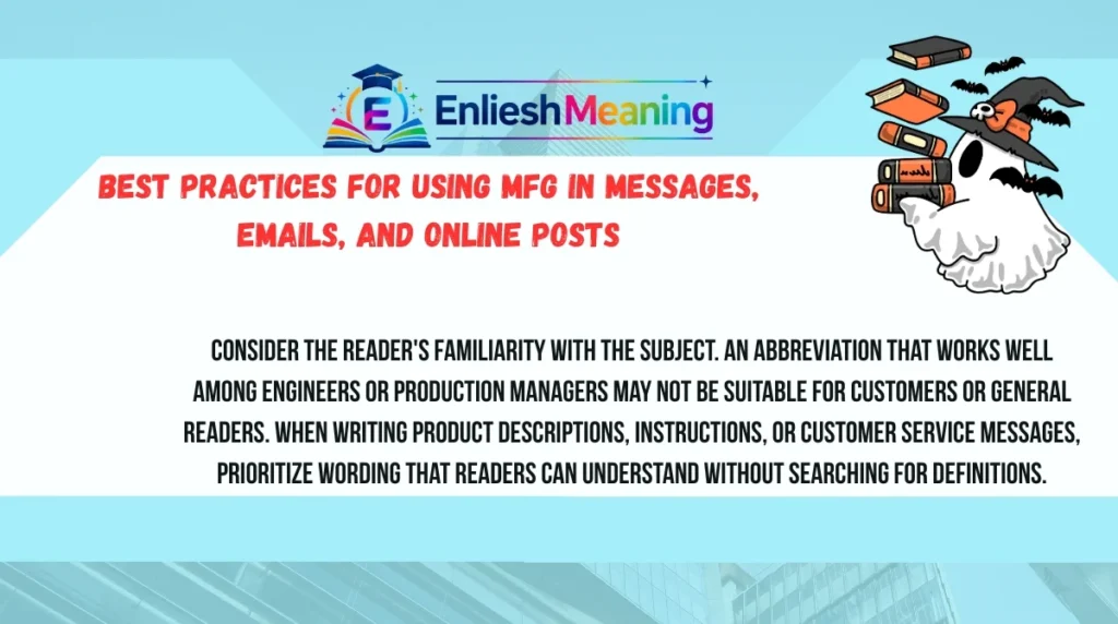 Best Practices for Using MFG in Messages, Emails, and Online Posts