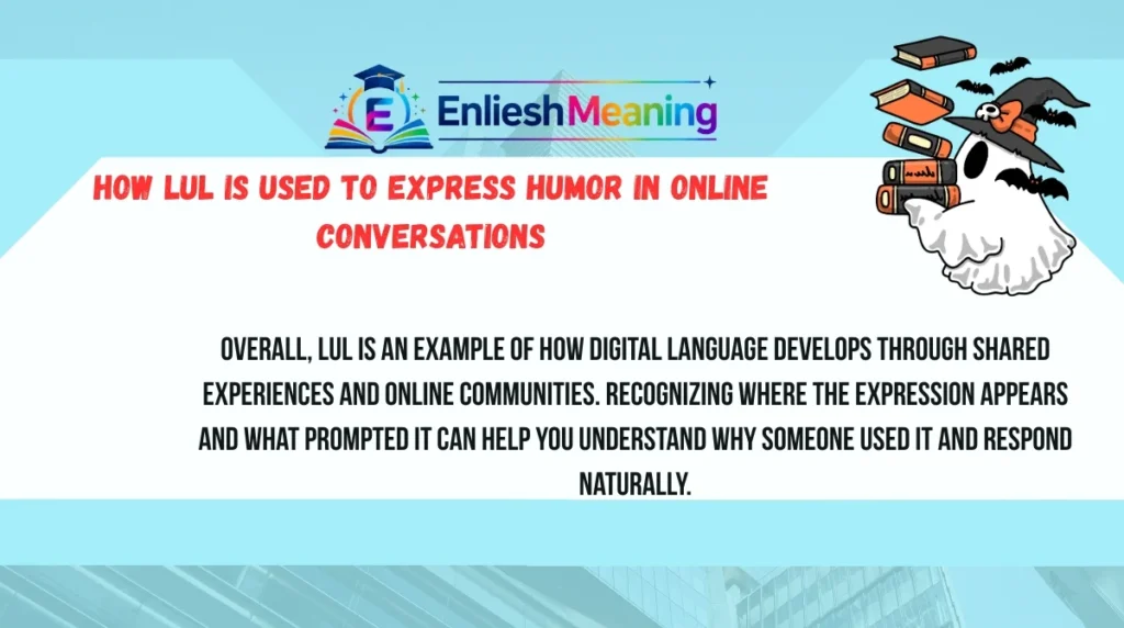 How LUL Is Used to Express Humor in Online Conversations