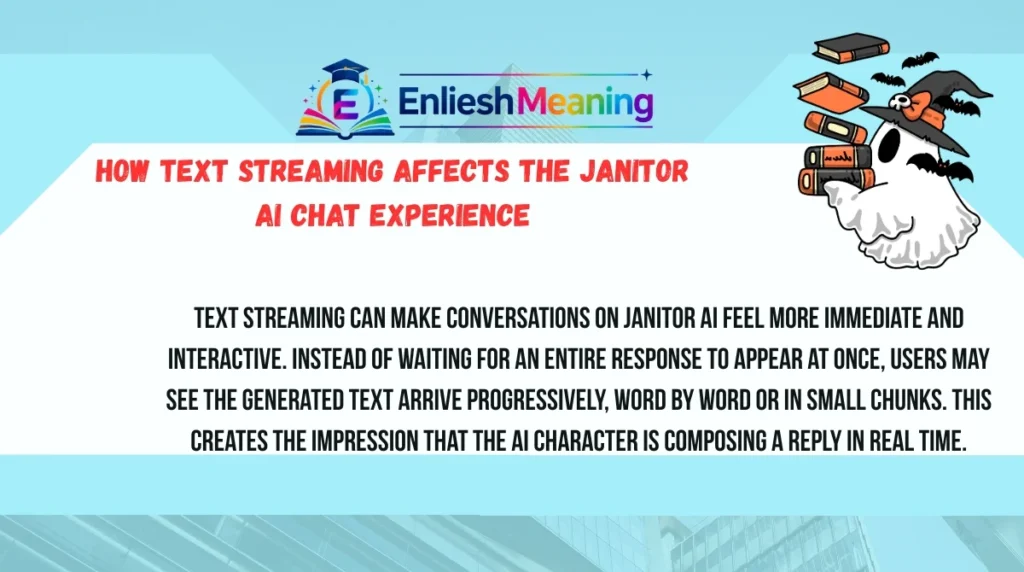 How Text Streaming Affects the Janitor AI Chat Experience