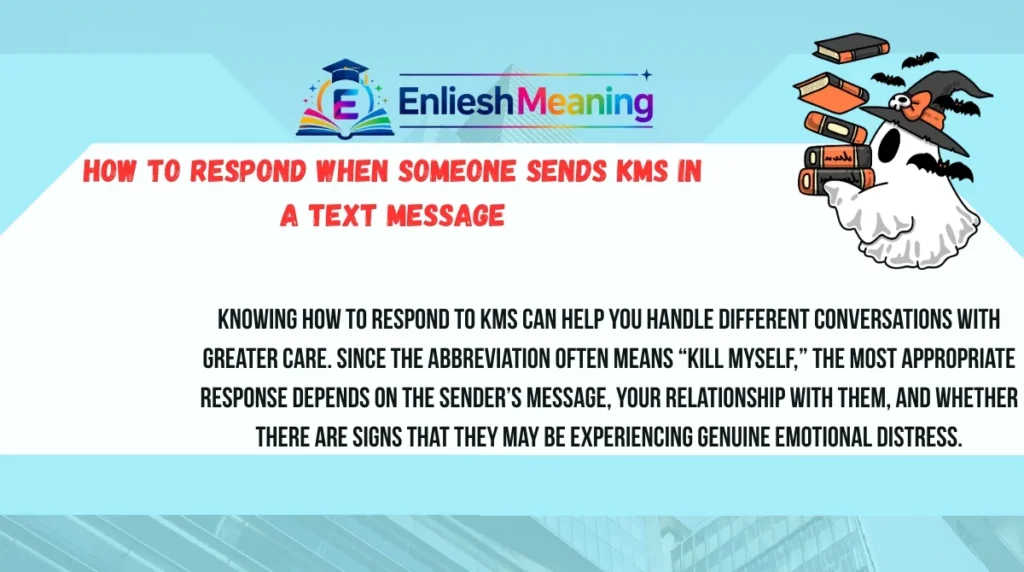 How to Respond When Someone Sends KMS in a Text Message