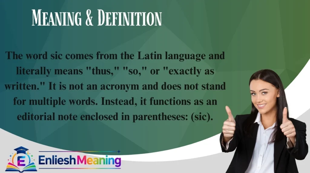 Meaning & Definition