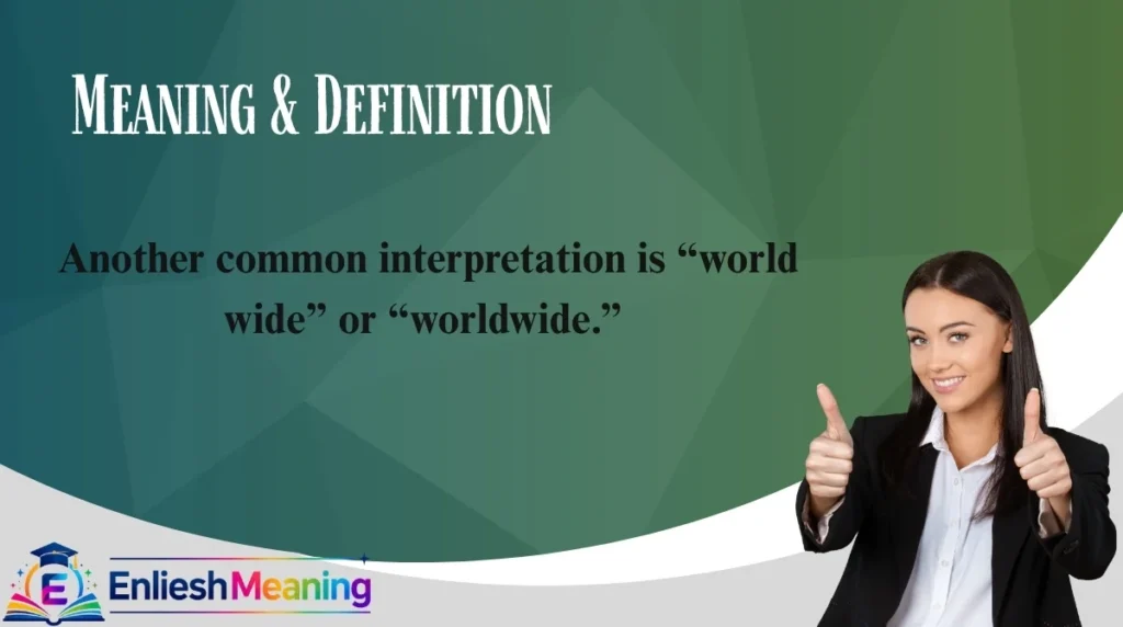 Meaning & Definition