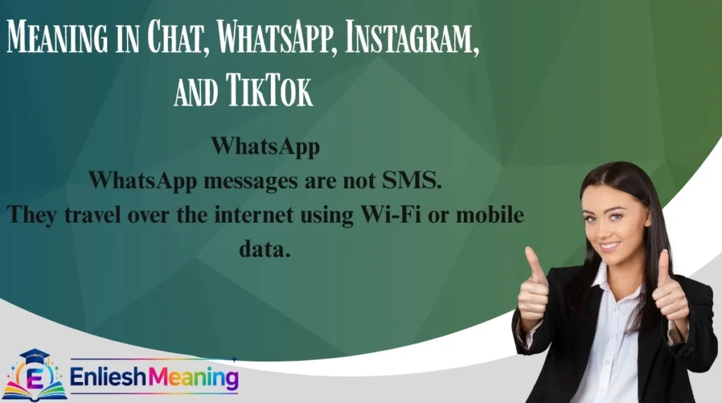 Meaning in Chat, WhatsApp, Instagram, and TikTok