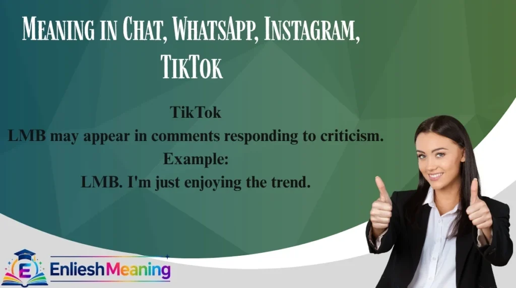 Meaning in Chat, WhatsApp, Instagram, TikTok