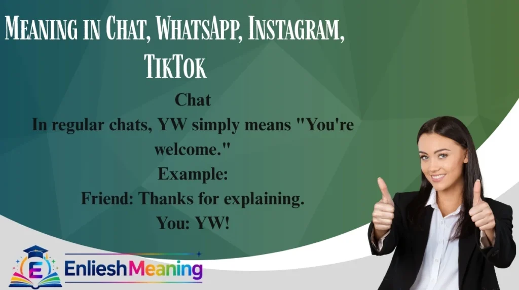 Meaning in Chat, WhatsApp, Instagram, TikTok