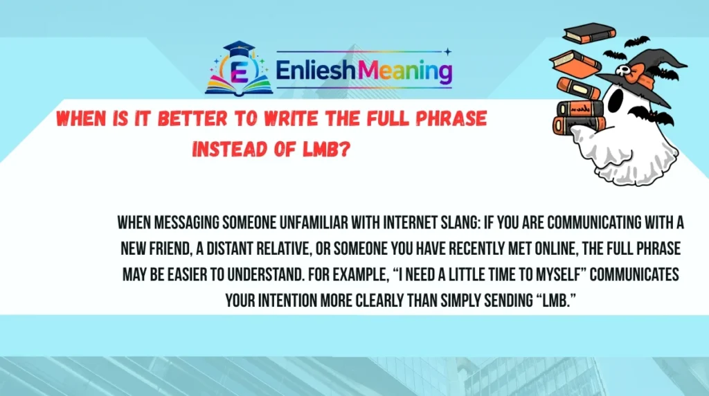When Is It Better to Write the Full Phrase Instead of LMB?