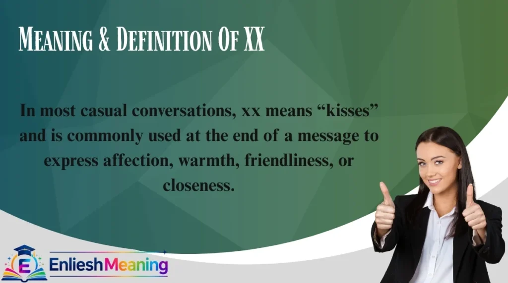 Meaning & Definition Of XX