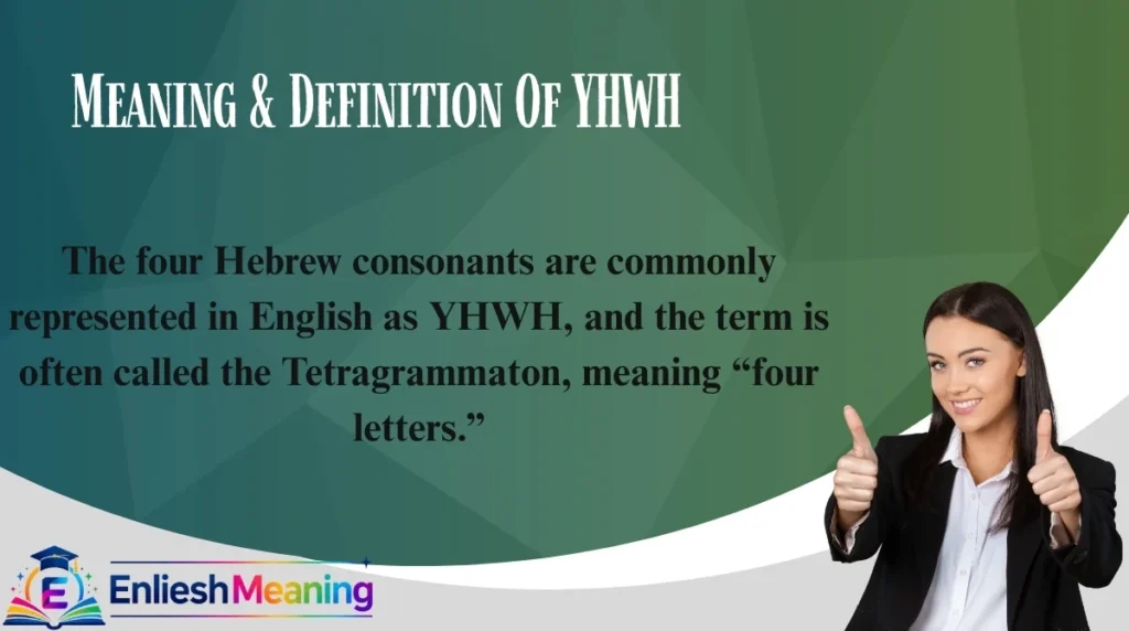 Meaning & Definition Of YHWH