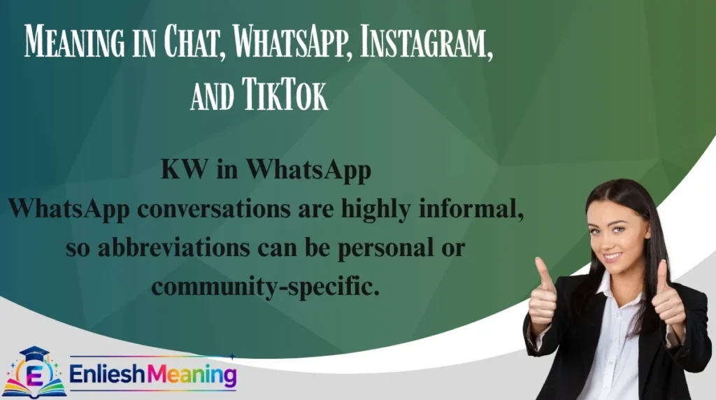 Meaning in Chat, WhatsApp, Instagram, and TikTok