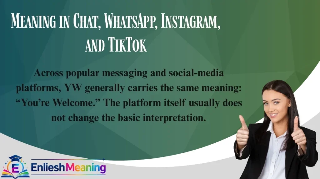 Meaning in Chat, WhatsApp, Instagram, and TikTok