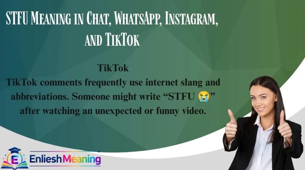 STFU Meaning in Chat, WhatsApp, Instagram, and TikTok