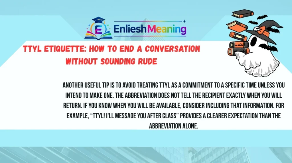 TTYL Etiquette: How to End a Conversation Without Sounding Rude