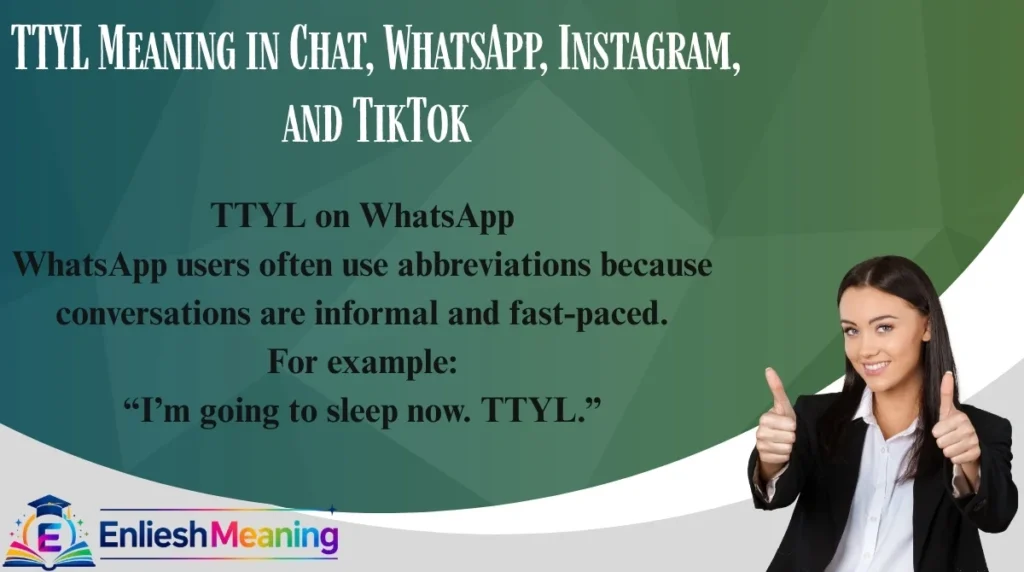 TTYL Meaning in Chat, WhatsApp, Instagram, and TikTok