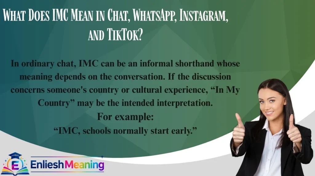 What Does IMC Mean in Chat, WhatsApp, Instagram, and TikTok?