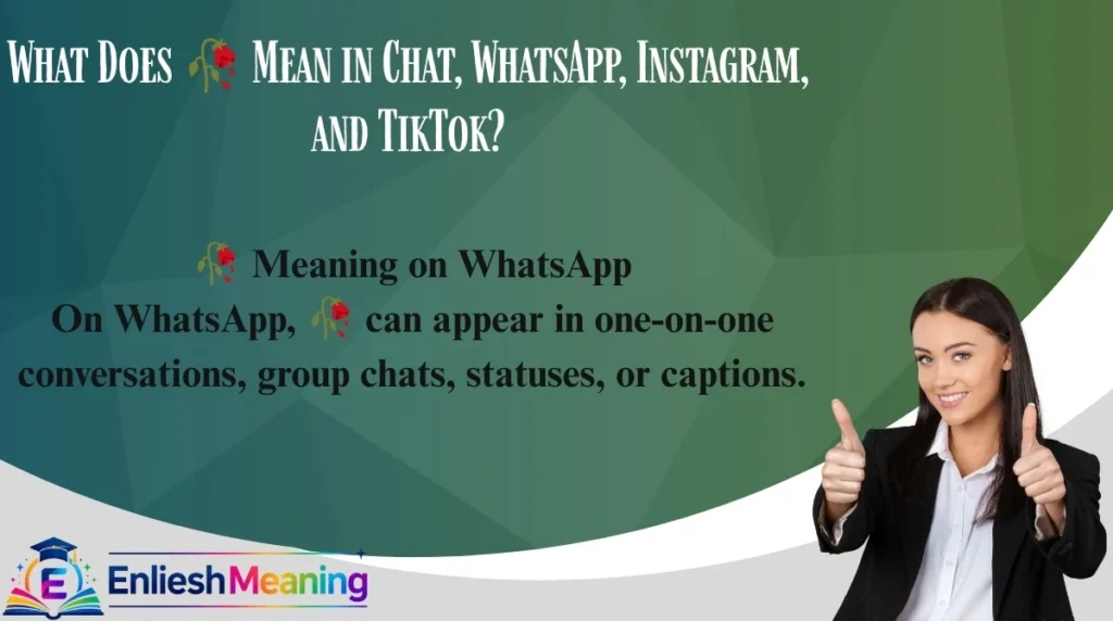 What Does 🥀 Mean in Chat, WhatsApp, Instagram, and TikTok?