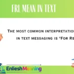 FRL Mean in Text