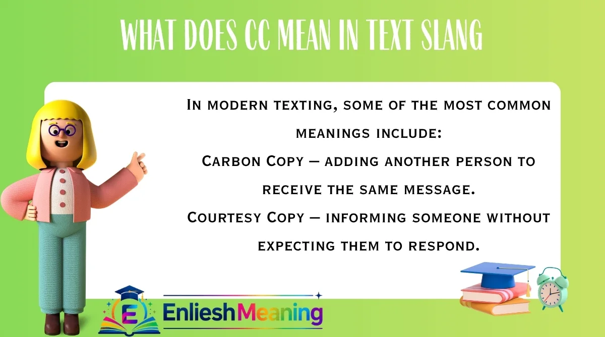 What Does CC Mean in Text Slang
