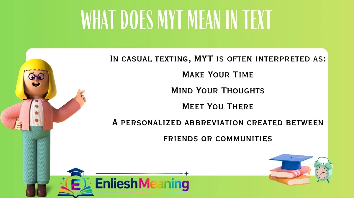 What Does MYT Mean in Text