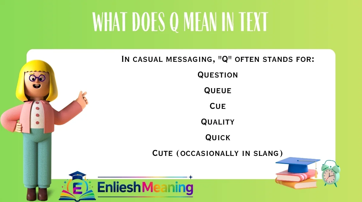 What Does Q Mean in Text