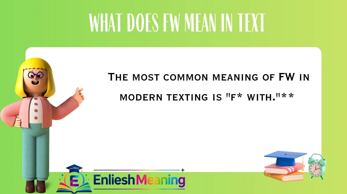 What Does FW Mean in Text