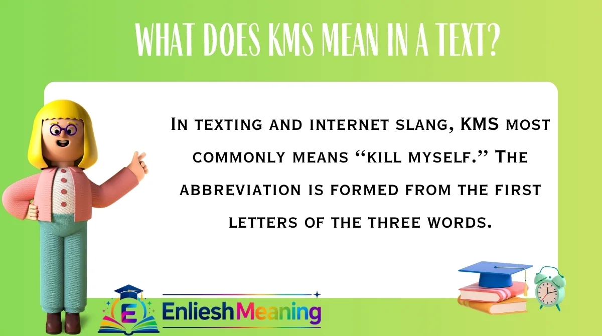What does KMS mean in a text?