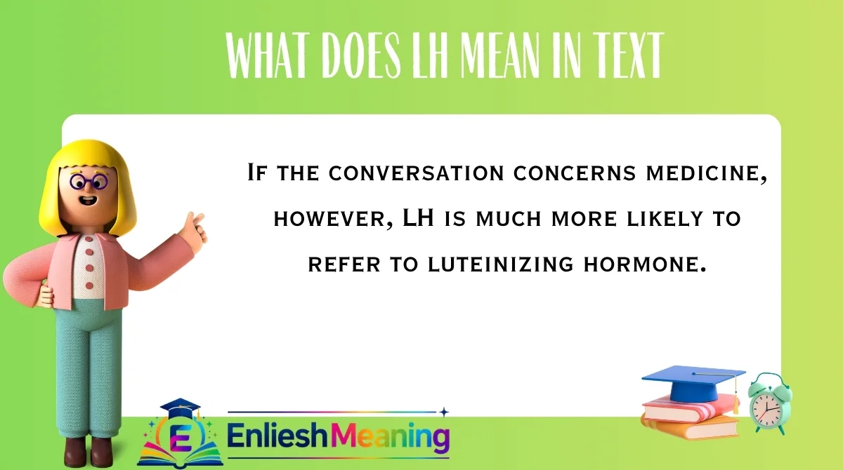 What Does LH Mean in Text