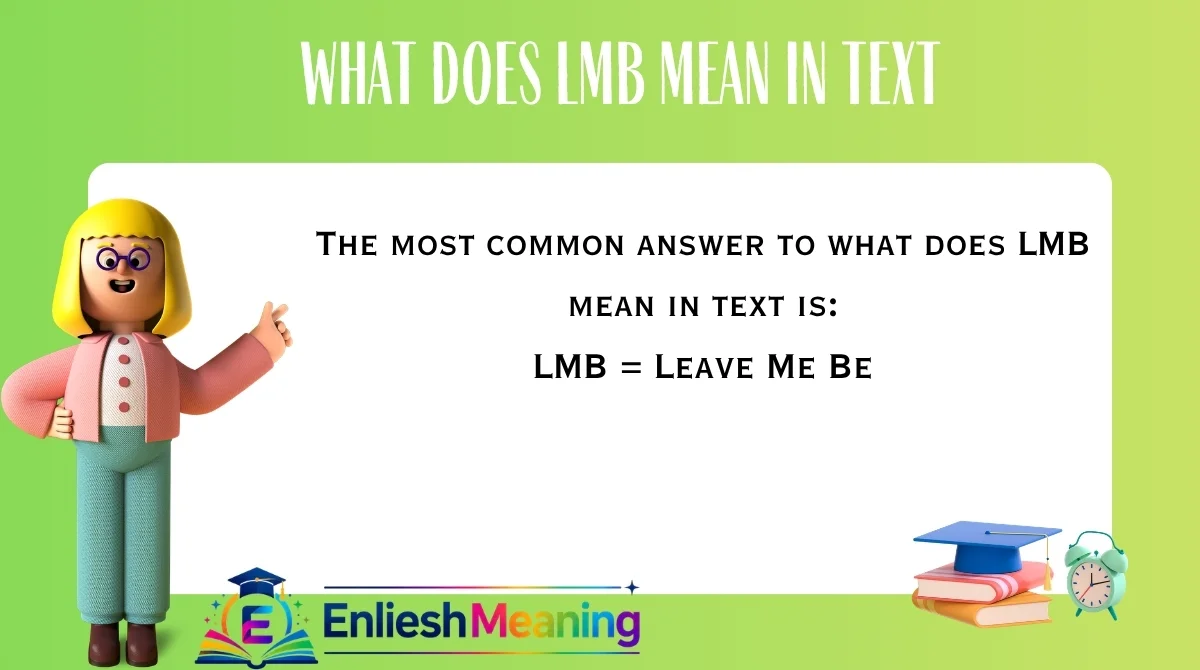 What Does LMB Mean in Text