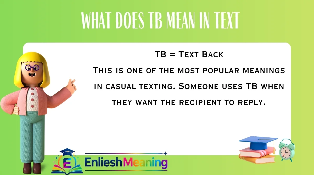 What Does TB Mean in Text