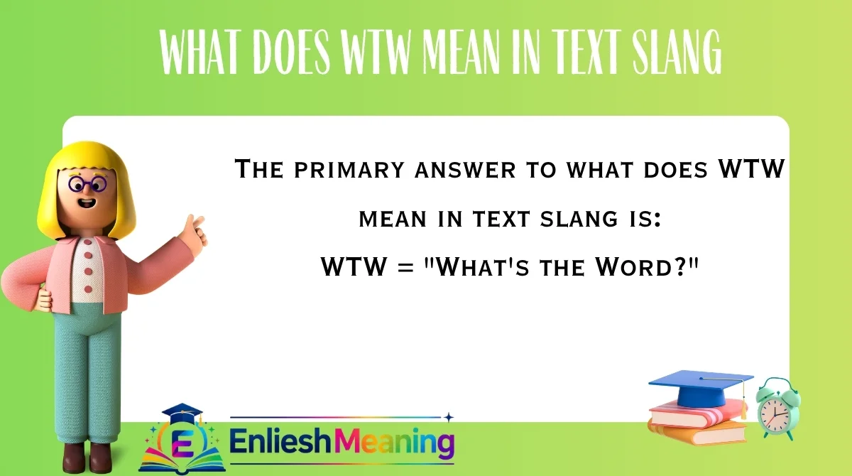What Does WTW Mean in Text Slang