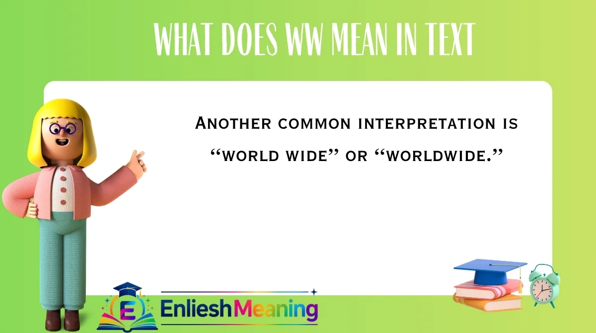 What Does WW Mean in Text