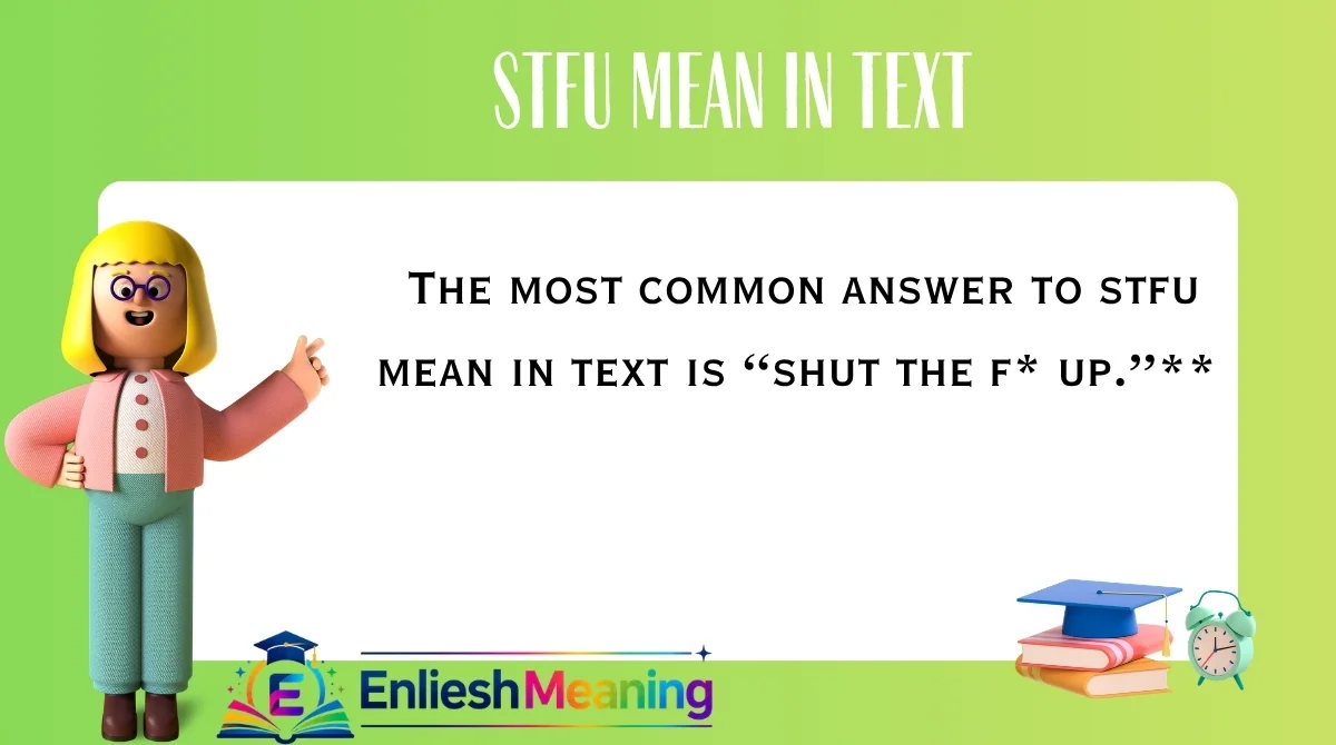 STFU Mean in Text