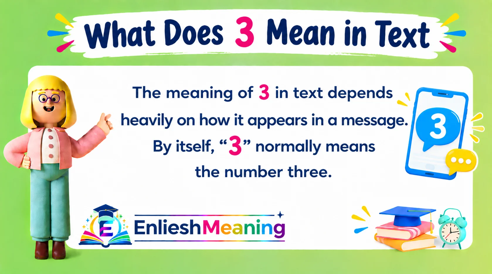 Meaning & Definition Of 3