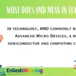 What Does AMD Mean in Text
