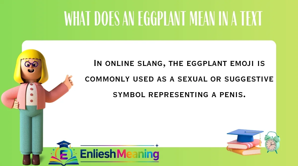 What Does an Eggplant Mean in a Text