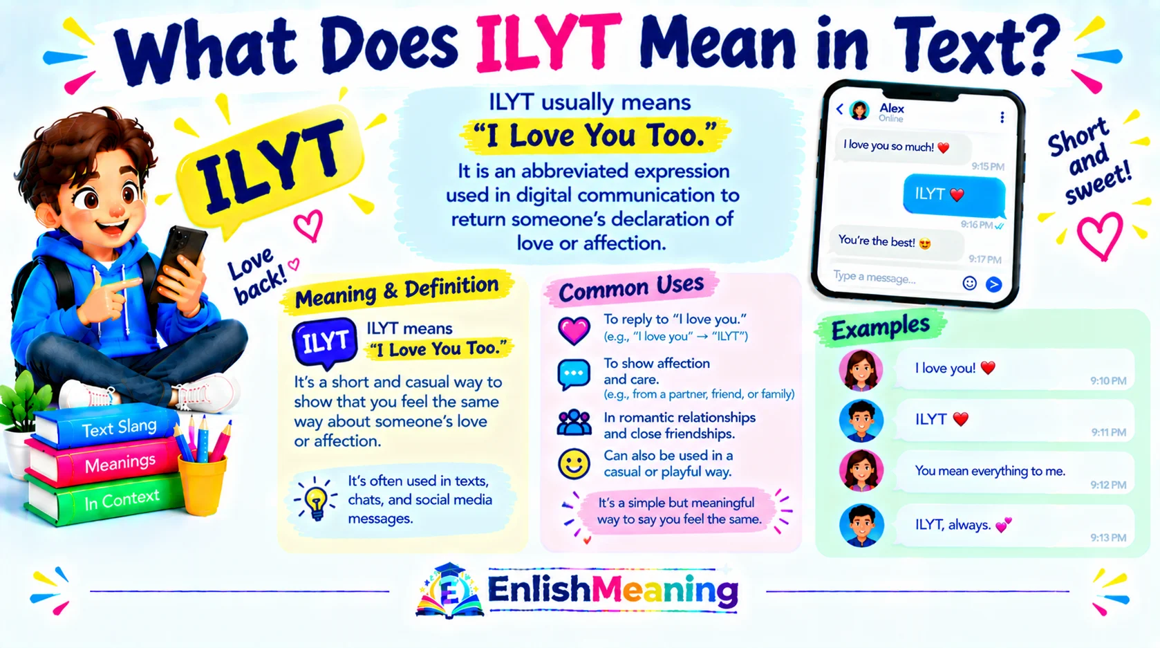 What Does ILYT Mean in Text