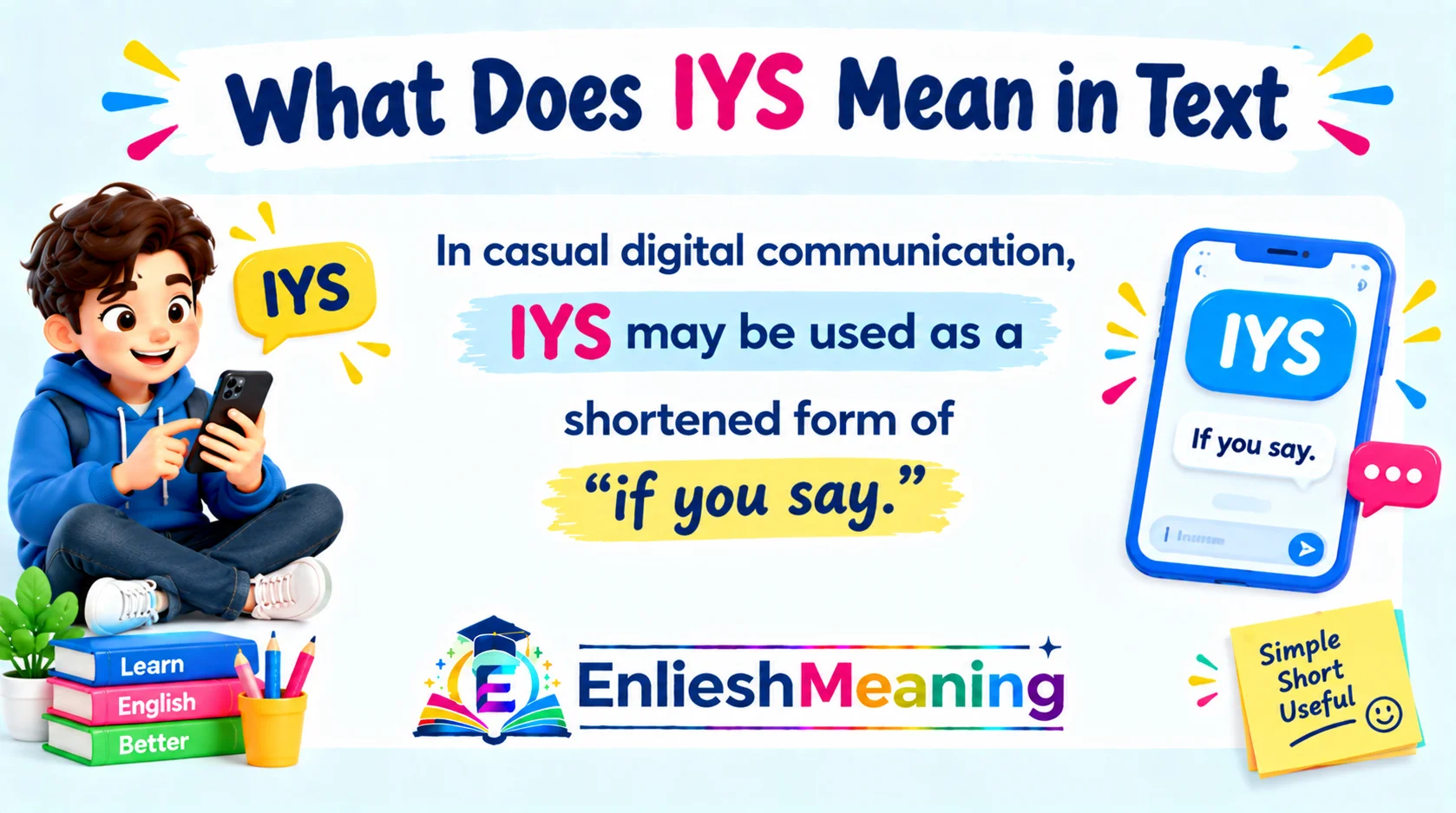 What Does IYS Mean in Text