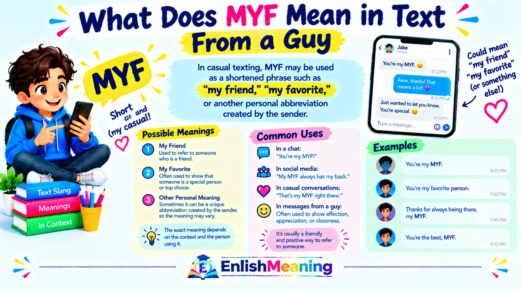 What Does MYF Mean in Text From a Guy