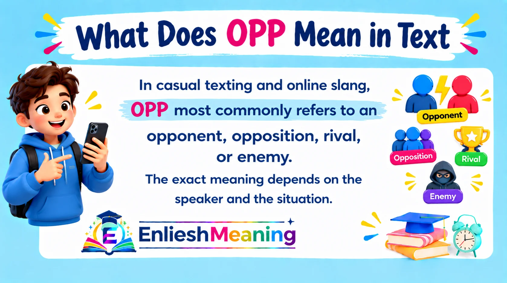 What Does OPP Mean in Text