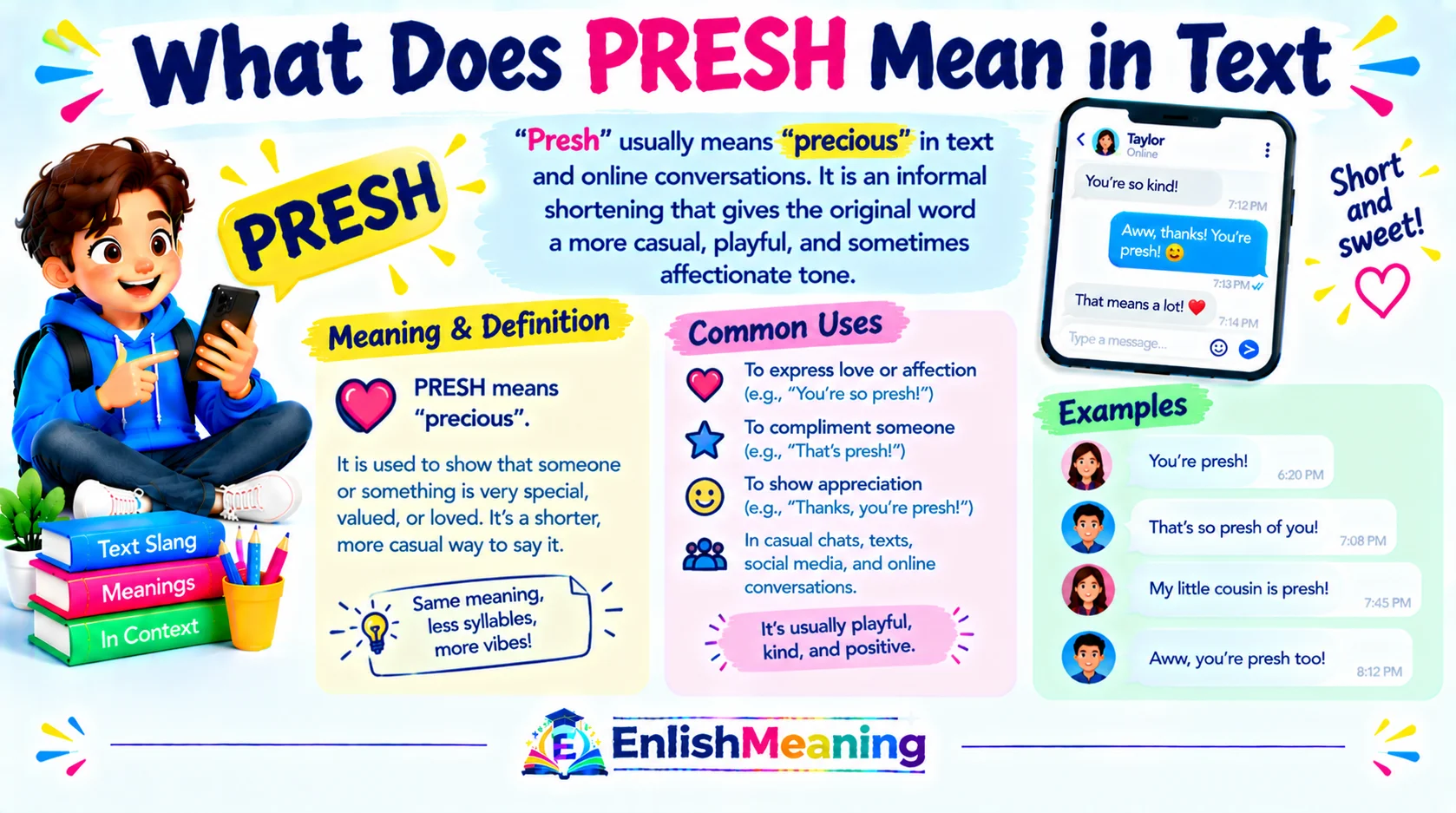 What Does Presh Mean in Text