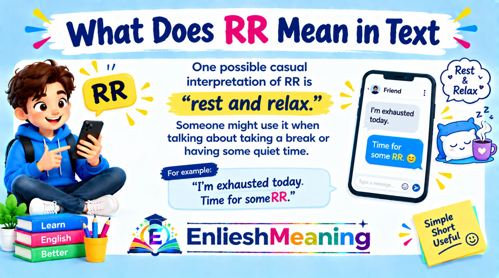 What Does RR Mean in Text