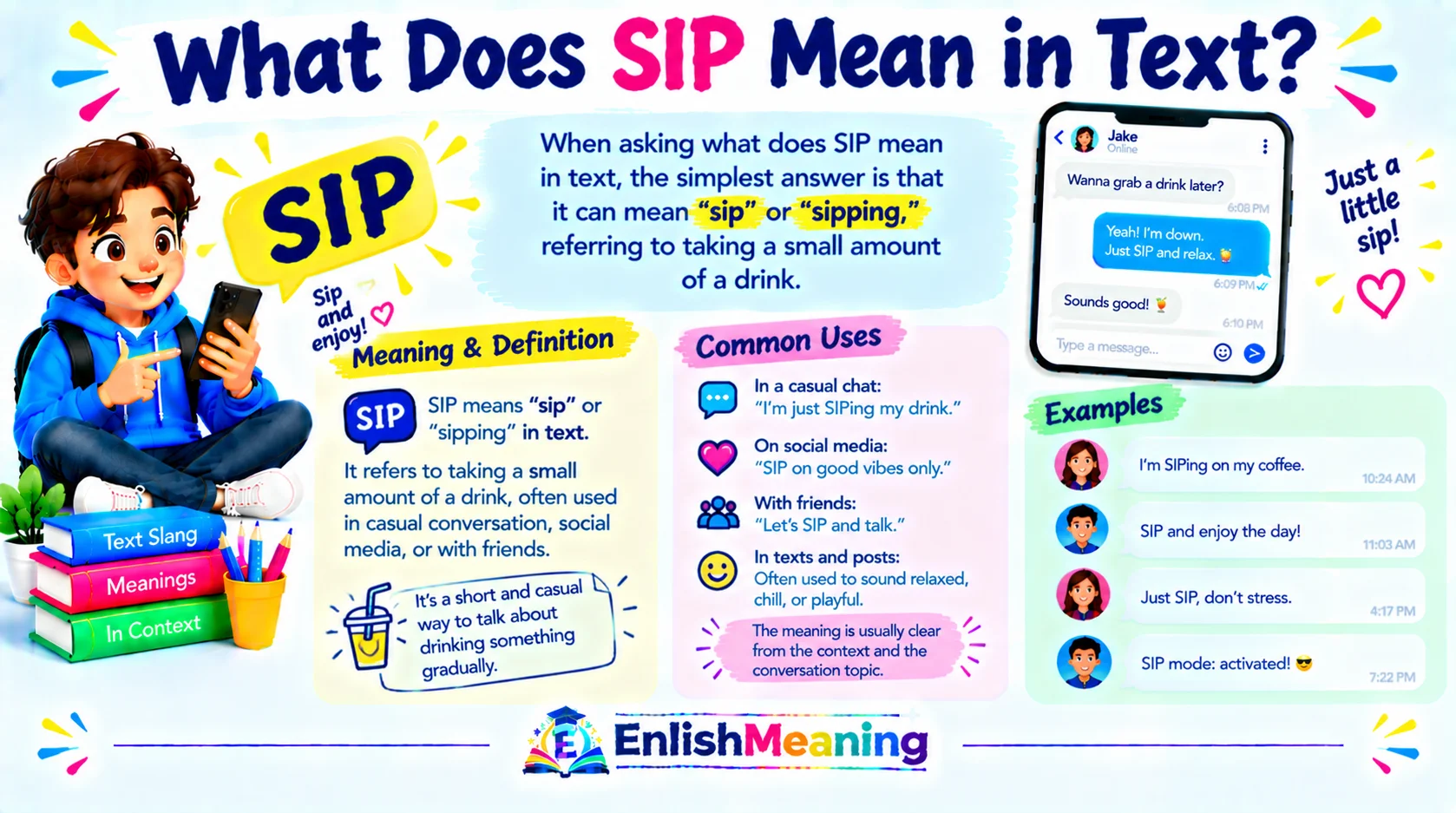 What Does SIP Mean in Text
