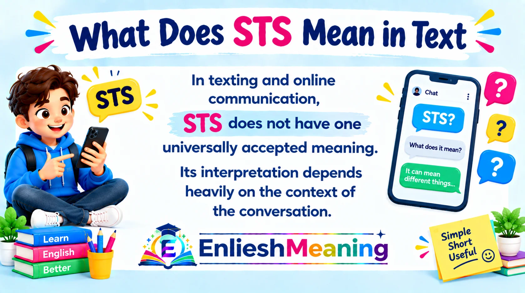 What Does STS Mean in Text