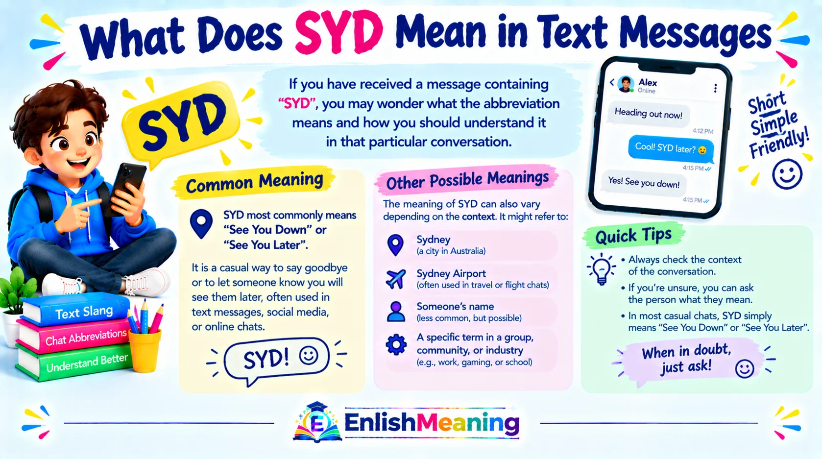What Does SYD Mean in Text Messages