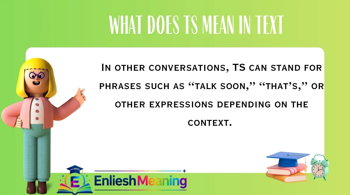 What Does TS Mean in Text
