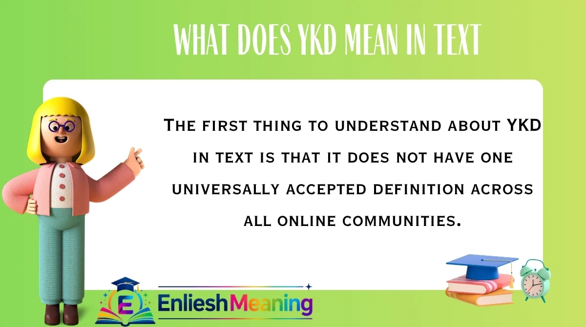 What Does YKD Mean in Text