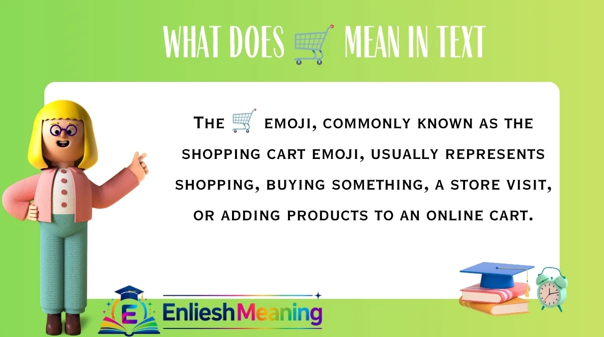 What Does 🛒 Mean in Text